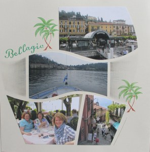 Title Page for Double Page Layout. Donna Alphabet stencil used GAB 218 and again the Decorative stencil from the Holiday Theme Kit