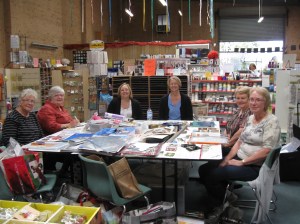 Saturday morning class - Hazel, Joy, Dallas, Venie, Leonie and Sue.