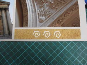 A close-up of Leonie's 'sand'.  