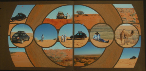 Page by Anita Day, QLD Consultant.  Beautiful use of sand in keeping with the theme of the photos.