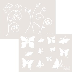Butterfliesthemekitdecostencil
